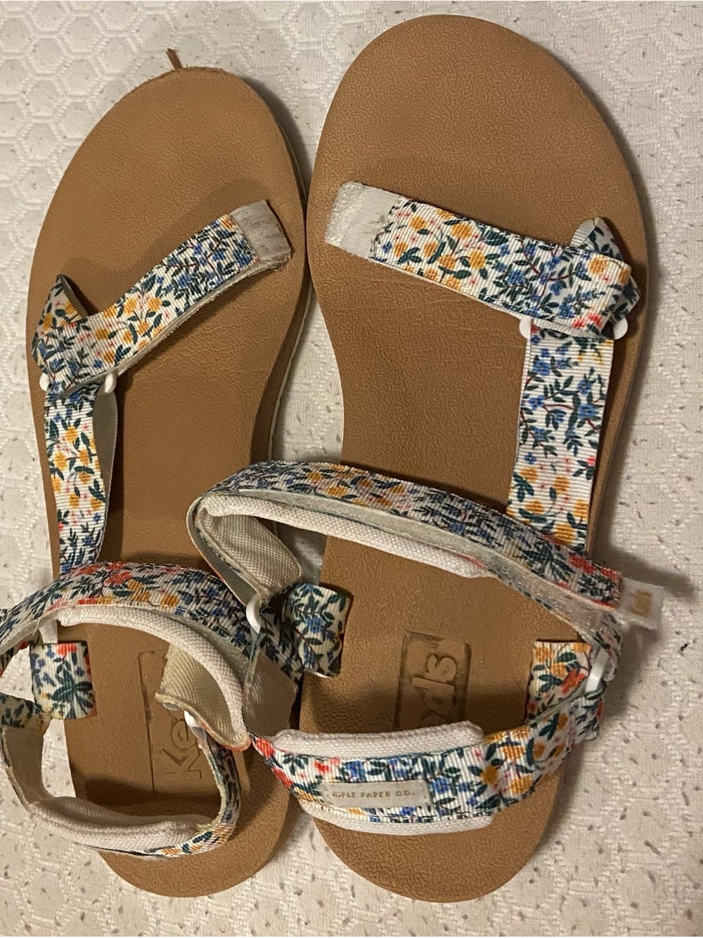 Keds  Rifle Paper Co. Floral Strap Sandals